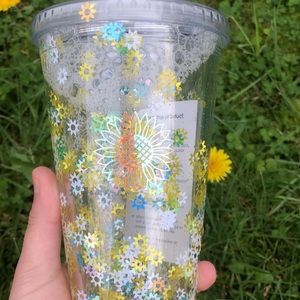 Handmade snow globe tumbler